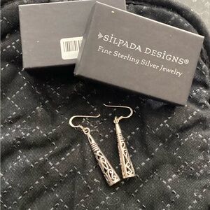 Silpada Silver Cone Earrings Retired